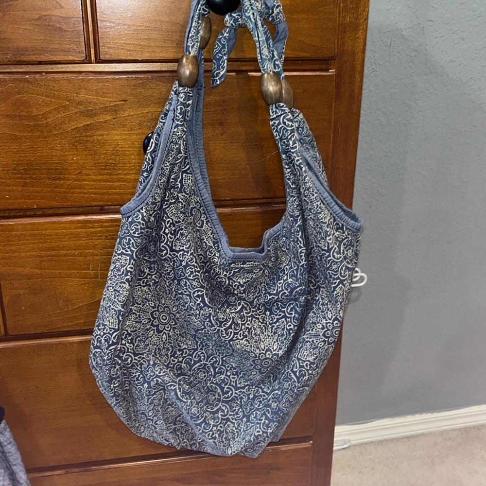 Lucky Brand John Robshaw Blue Patterned Women's Bag